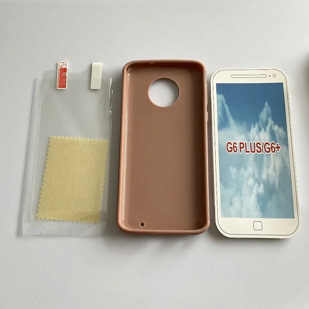 MOTO G6 PLUS PHONE CASE ROSE GOLD